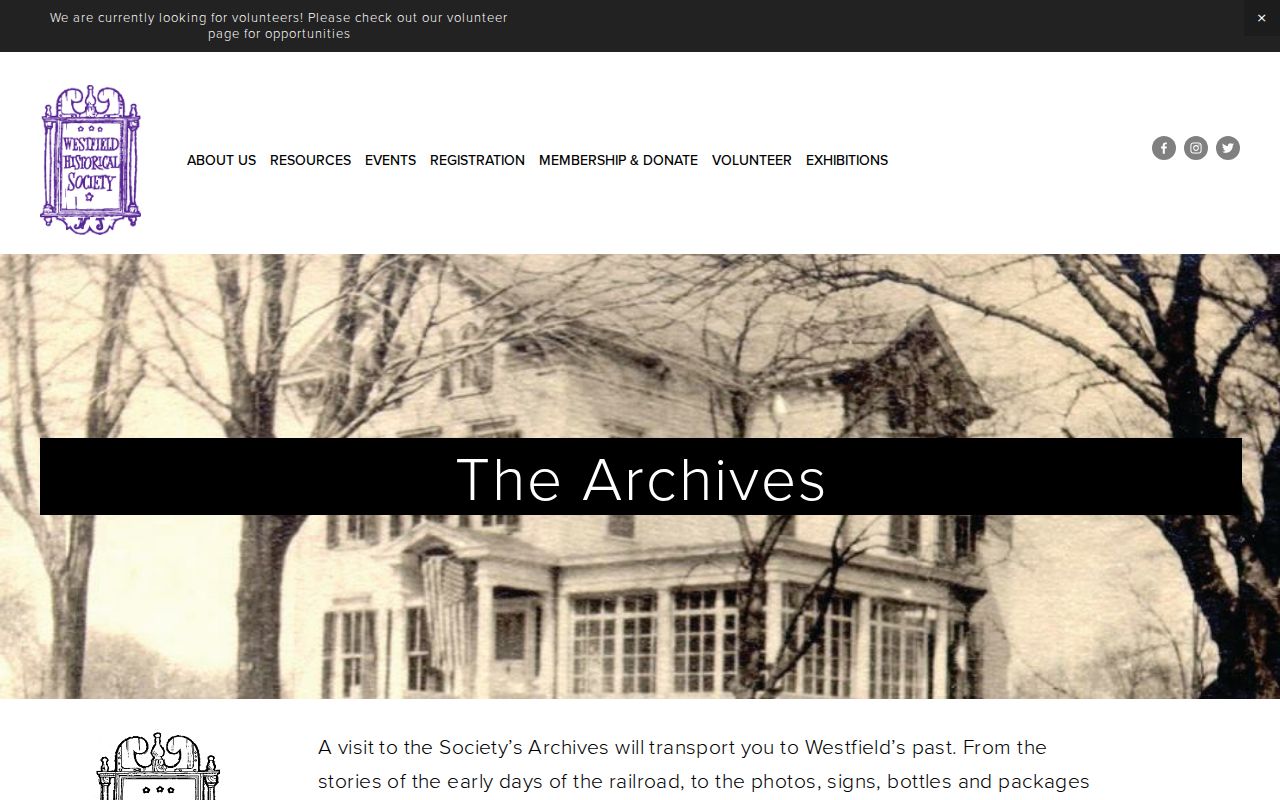 Westfield city directory follow-up at the Historical Society archives