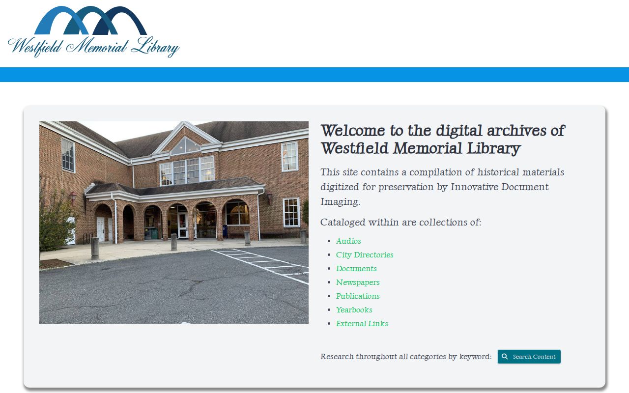 Westfield residents directory digital collections source